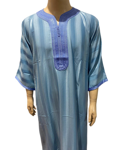 sky blue moroccan Thobes